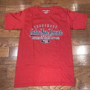 Vintage Caribbean Boys Red Cabo Shirt San Lucas Mexico Size S‎